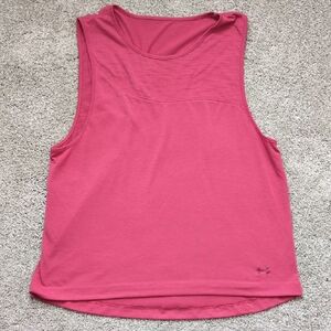Under Armour Pink Workout Tank Size Medium
